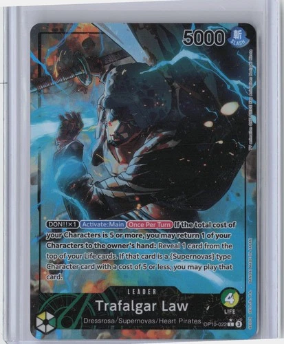 Trafalgar Law (022) (Parallel) OP10-022 Leader Royal Blood One Piece Near Mint
