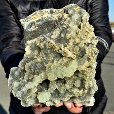 5.92LB Natural soft sugar fluorite quartz crystal mineral specimen