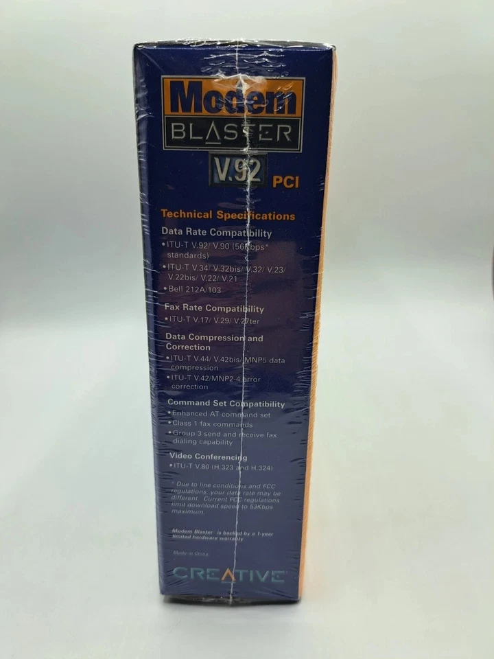 Creative Modem Blaster v.92 PCI NIB Sealed - Image 2 of 4