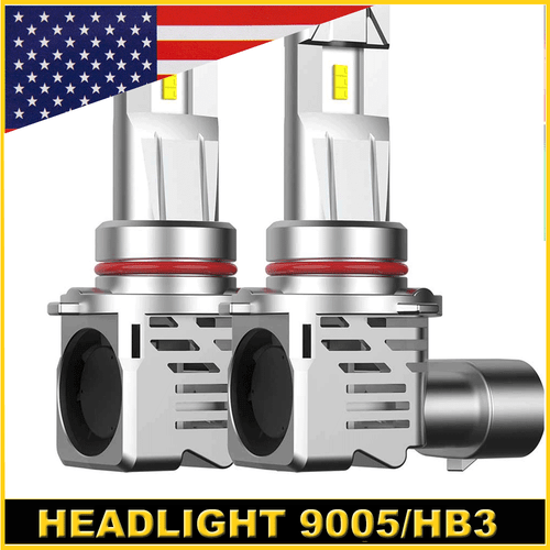 2* Headlight Light Bulb White Car LED High/Lo Beam HB3 9005 24000LM 6500K AUXITO - Picture 2 of 12