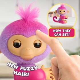 Fingerlings Interactive Baby Monkey Toy - 70+ Sounds & Reactions, New 2023