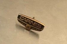 Vintage 10k Yellow Gold Lapel Pin “Carnes” 1.52 Grams 2046.28 per troy oz