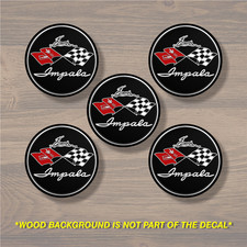 Vinyl Decal Sticker Overlays Fits Chevrolet Impala Wheel Center Cap X5 Vinyl Decal Sticker Overlays Fits Chevrolet Impala Wheel Center Cap X5