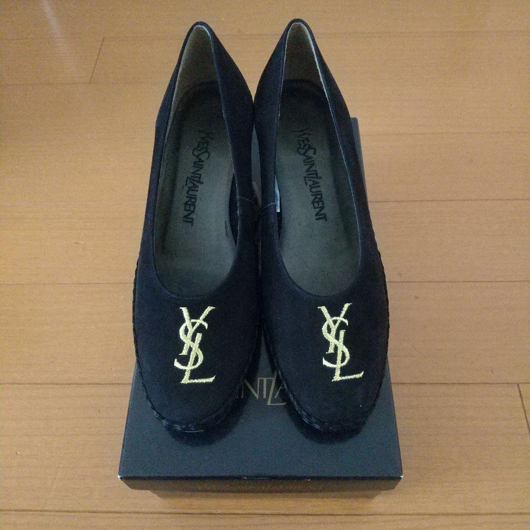 Saint Laurent Shoes Pumps Heel YSL EU 36.0 US 6.0 Authentic