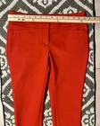 Nwt LOFT Red Marisa Skinny Mid Rise Marisa Fit Ankle Size 0 Red Excellent — photo 8