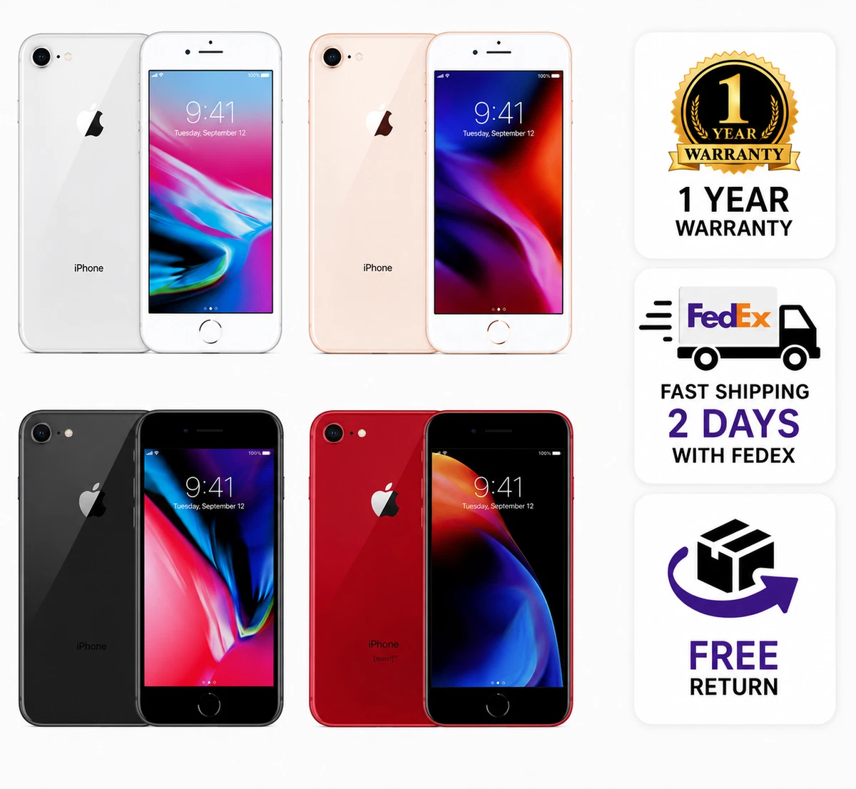 Apple iPhone 8 64GB Phones for sale | eBay