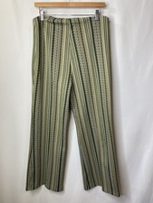 Vintage Marian Sue Womens Bell Bottom Pants Size 13-14 Disco Eclectic Party 70  s