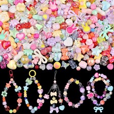 200-260PCS TINKRSTUFF Assorted Acrylic Beads Mixed 1-1.5 inches, Colors