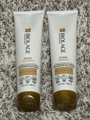 Biolage Bond Therapy Smoothing Leave-In Cream 5.1 oz Each 2 Pack