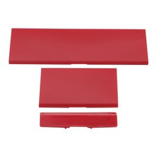 3 Parts Replacement Door Slot Cover Lid Set for Nintendo Wii Console System RED