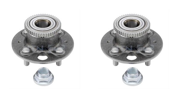 SNR 2X Radnabe Radlagersatz Hinten FüR Honda Civic VII Hatchback EU EP EV EM2-image