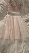 Cat  Jack Girls Dress XS Pink Pastel Layered Long Tulle Skirt