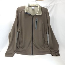 Columbia Titanium Casual Zip Up Long Sleeve Jacket Mens Size Large L Brown