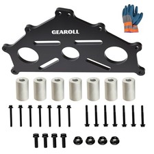 Engine Safe Stand Adapter Plate Compatible with Chevy Small/Big Block and LS