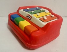 Vintage Little Tikes Red Piano Toddler Musical Tap A Tune Toy VGC Fast Shipping