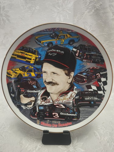1995 Dale Earnhardt #3, 6 Time Winston Cup Champion~Hunter Collectible Plate