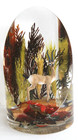 Vintage Hand Carved Painted gazelle in Lucite/acrylic Unique Canada Paperweight — photo 1