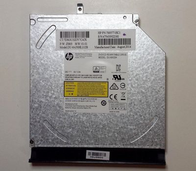 GENUINE HP 15-F387WM SATA DVD-RW DRIVE GUB0N 779456-001 700577-6C2 