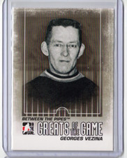 GEORGES VEZINA 10/11 ITG BTP Between The Pipes Greats of the Game #128 Canadiens