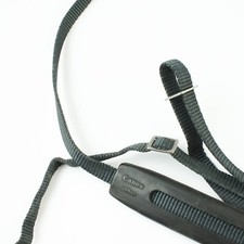 Canon AE-1 - 1cm Wide Black - Nylon Camera Strap w/ Rubber Neck Pad - Vintage