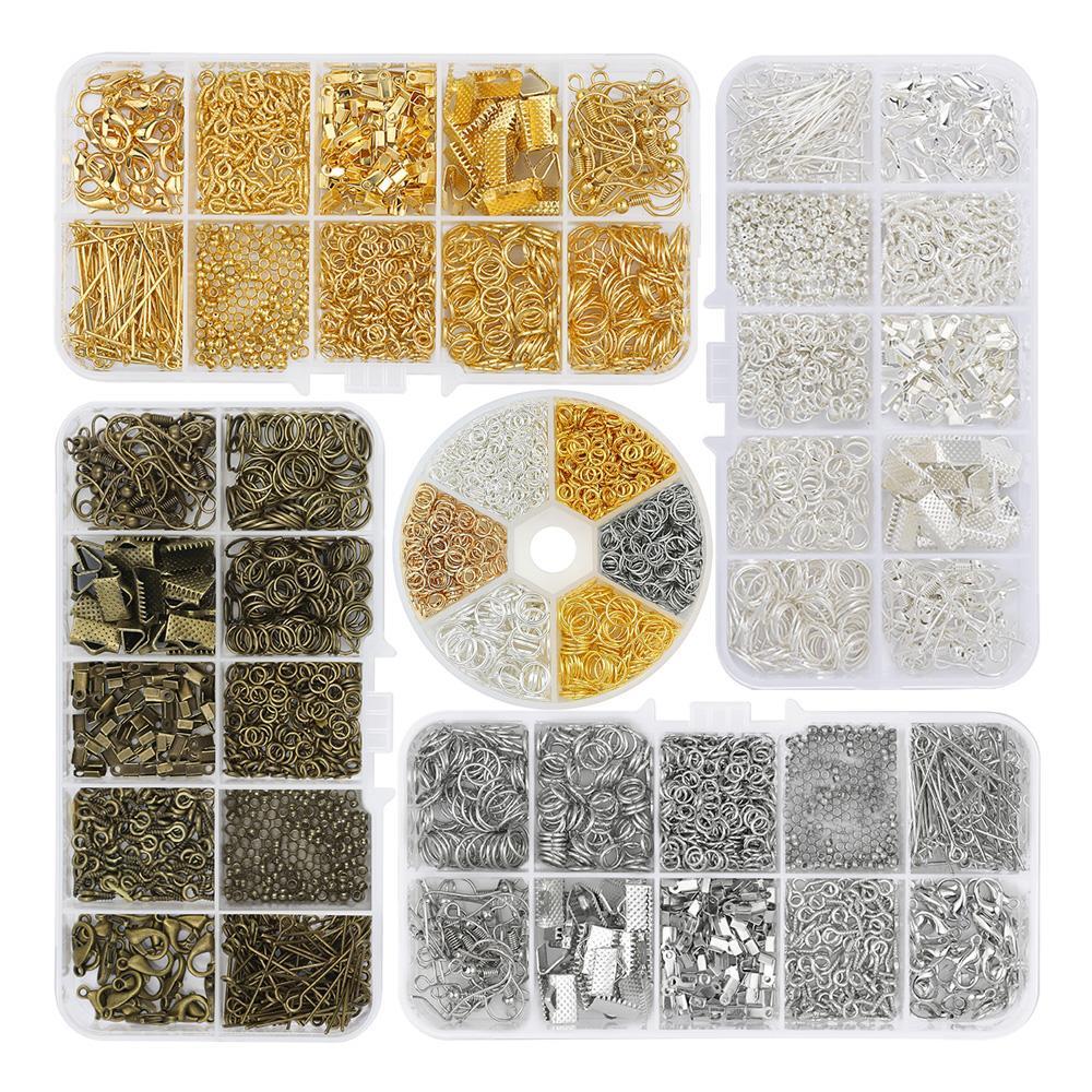 a Set Alloy Accessories Jewelry Findings Earring Making Kit Lobster Clasp Open J