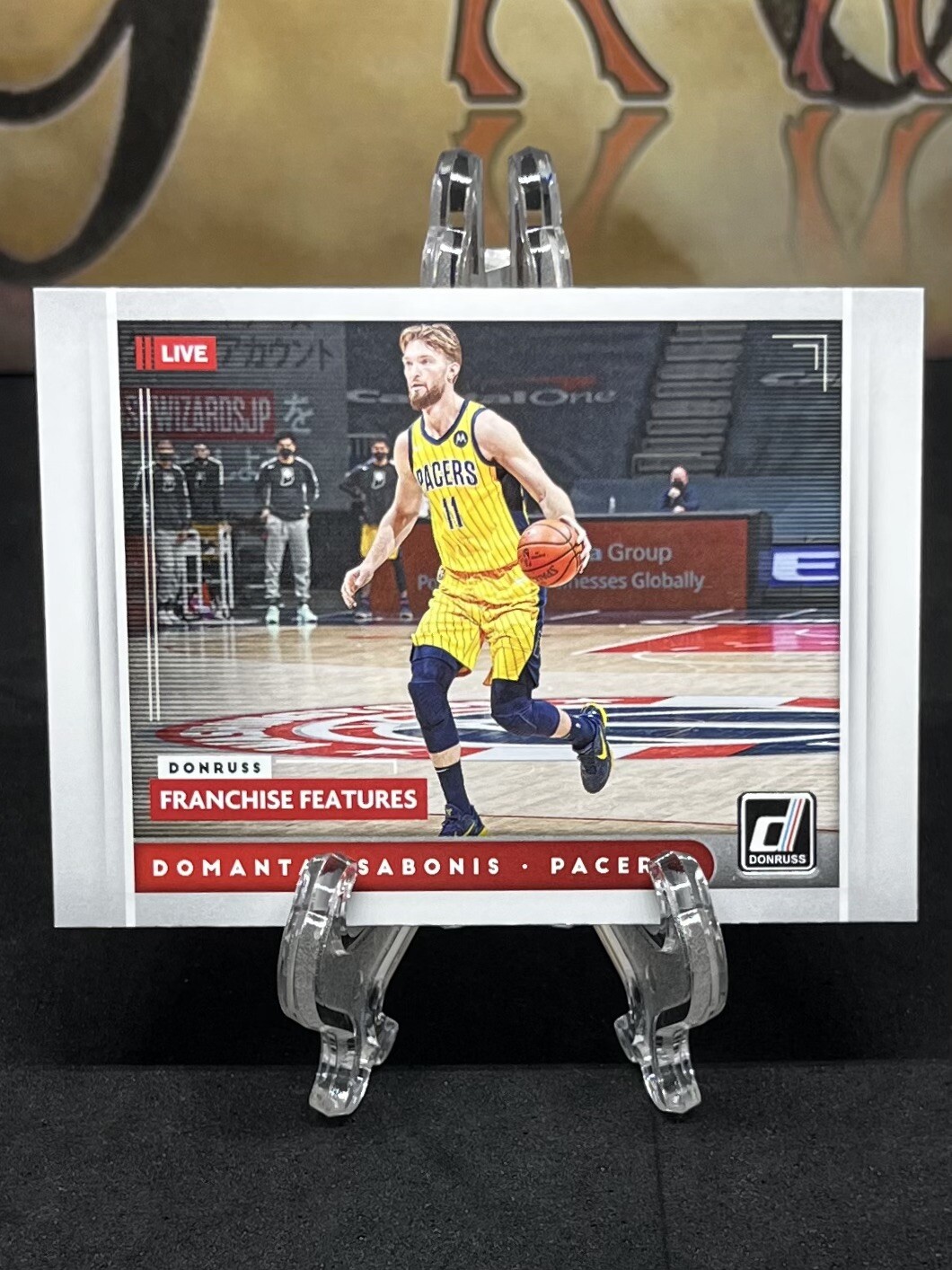 2021-22 Panini Donruss Domantas Sabonis #26 Franchise Features Indiana Pacers