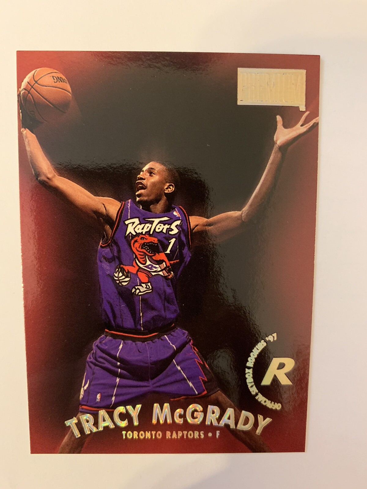 Tracy McGrady 1997-98 SkyBox Premium RC Basketball #79 Toronto Raptors