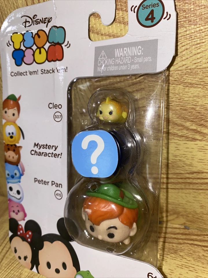 Коллекционные штабелируемые Disney Tsum Tsum серия 4 Cleo/Mystery/Peter Pan - Изображение 4 из 4