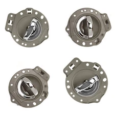 Inside Door Handle For Jeep Commander 2006-2010 Khaki with Chrome Lift 4PCS