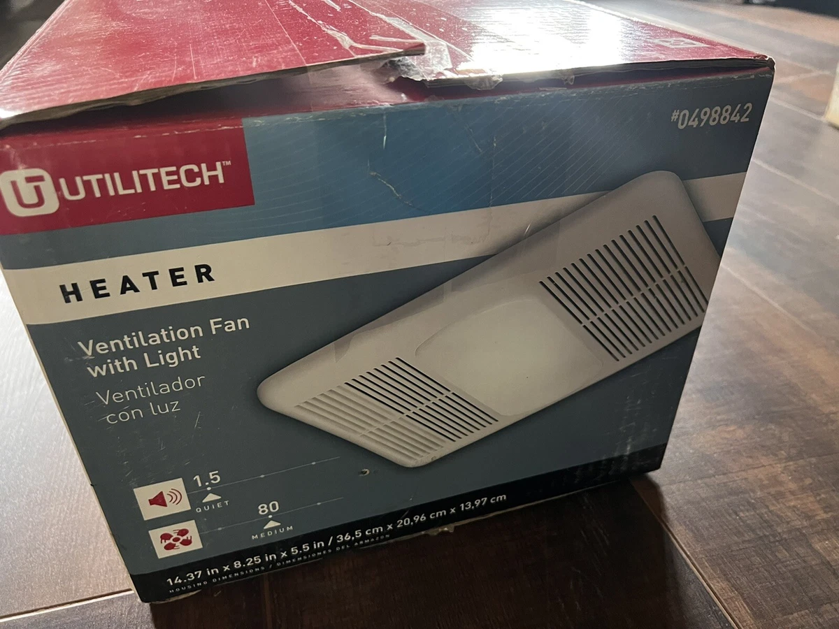 Utilitech Lighted Bathroom Fan and Heater | eBay