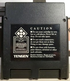 VINDICATORS Tengen (NES, 1988) Tested VG