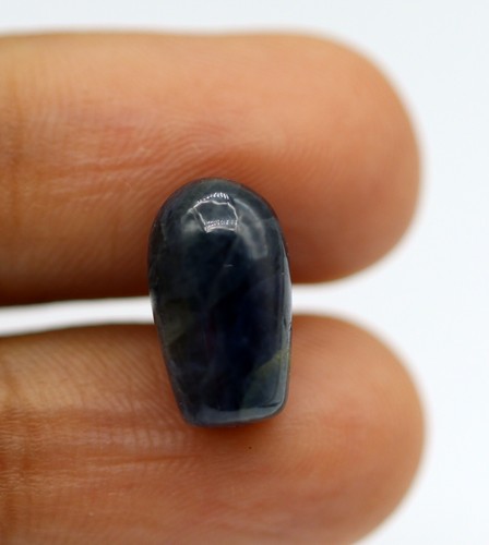 Piedra preciosa Birmania con cuentas sueltas de zafiro azul oscuro natural de 7,43 quilates sin calor - Imagen 6 de 10