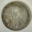 1936 Canada Silver 25 Cents Circulated Quarter Canadian Coin You Grade it