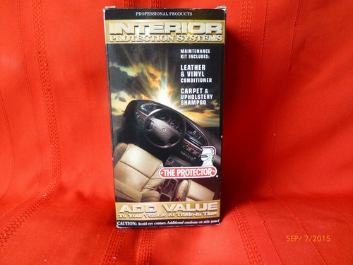 Car Cleaning Kit Protector Interior Protection System Leather Vinyl Upholstery 