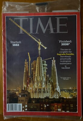 Antoni Gaudi Sagrada Familia Completion Time Magazine 2019 NEW SEALED No Label