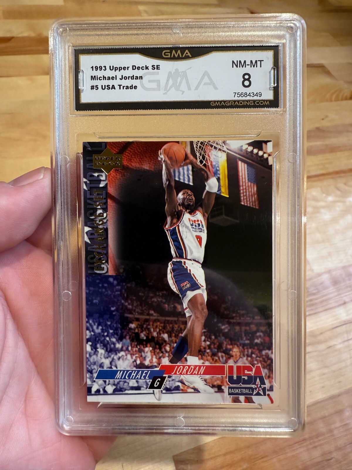 1993 Upper Deck SE Michael Jordan #5 USA Trade