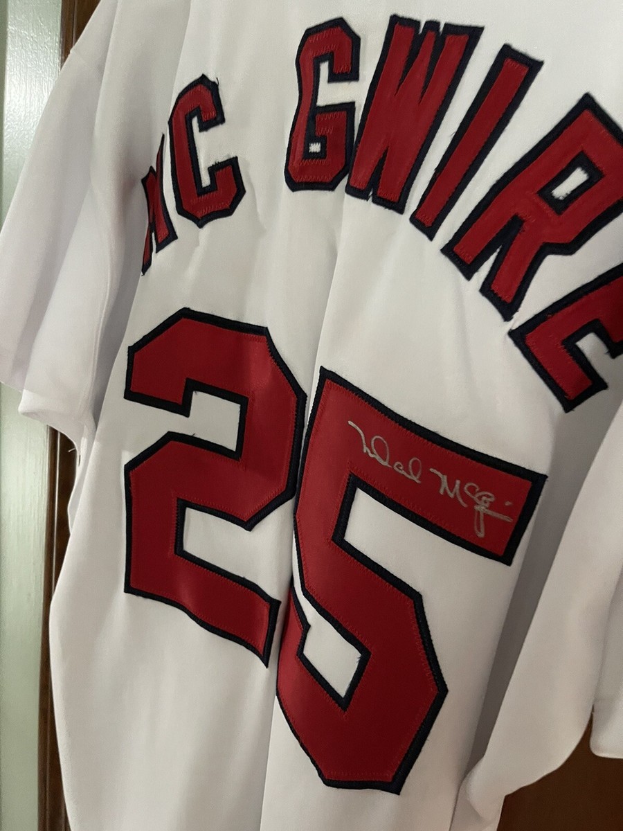 Mark McGwire #25 Signed Pro Authentic St. Louis Cardinals