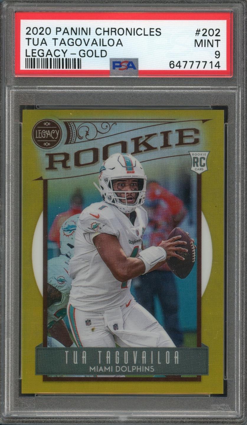 Tua Tagovailoa Panini Chronicles Legacy #202 Gold