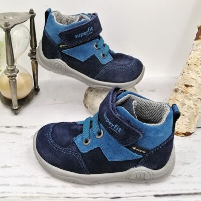 SUPERFIT UNIVERSE Gr. 21 M, Jungen GORE-TEX  Lauflernschuh Sneaker Leder Klett
