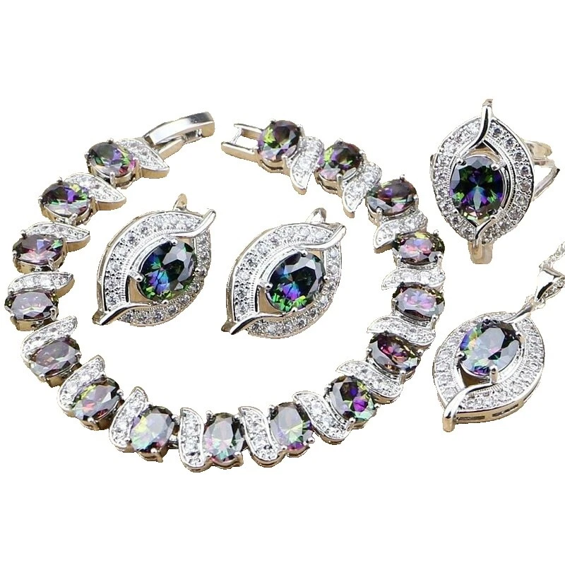 Наборы модных украшений Mystic Topaz