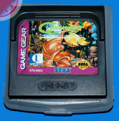 TESTED Sega GAME GEAR Game GREENDOG the Beached Surfer Dude in Case Authentic