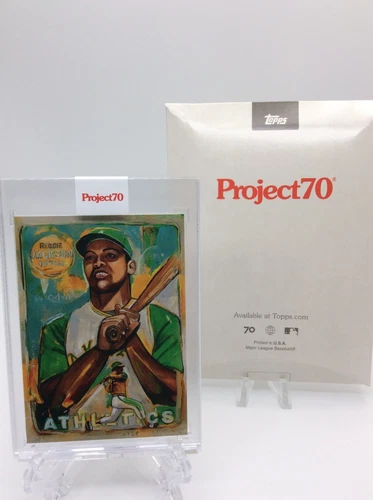 2021 topps project 70 REGGIE JACKSON 38 artist ANDREW THIELE w/ box