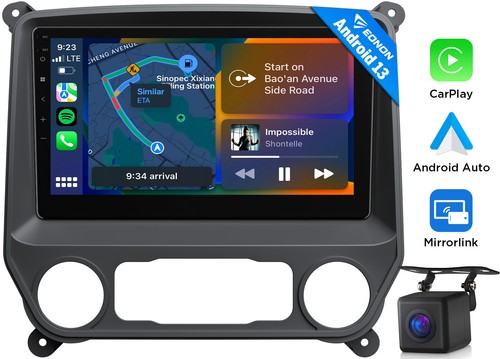 For Chevy Silverado 2014-2018 Android 13 10.1" Car Stereo Radio CarPlay WiFi GPS