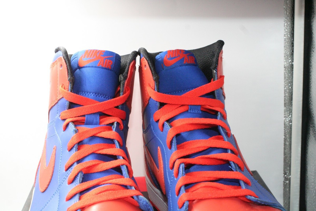 Air Jordan 1 Retro High OG NY Knicks Sz 18 Game Royal Team Orange
