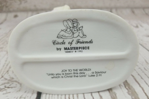 Homco Meisterwerk Freundeskreis FREUDE FÜR DIE WELT 1992 Porzellan selten Vintage - Bild 6 von 11