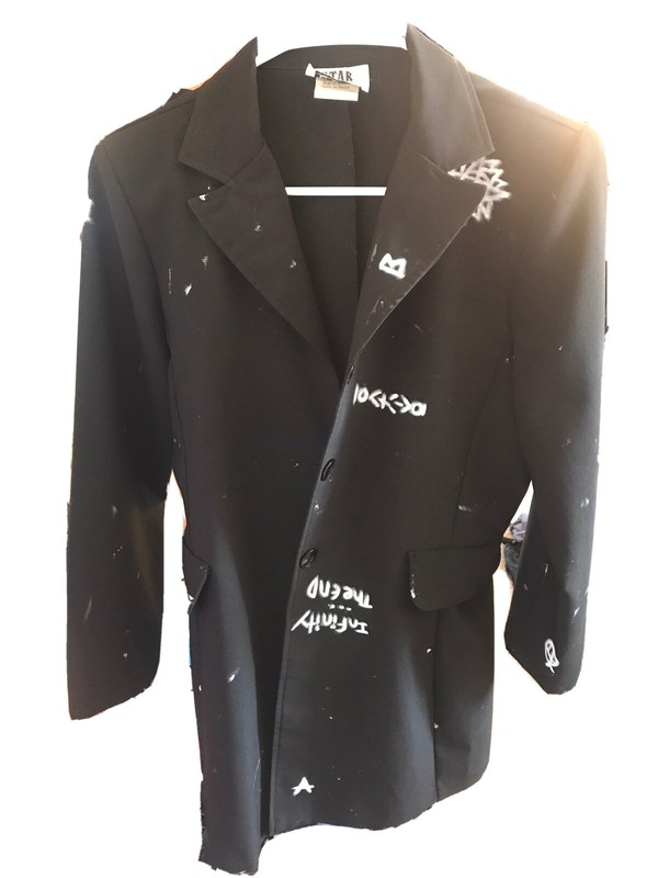 Absodeitly Custom Medium Star City Clothing Company Black Womens Trench Coat