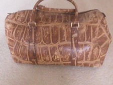 Vintage Gladstone Tan Large Bag NEW