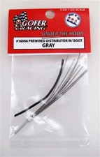 GOFER RACING 1/24-1/25 Gray Prewired Distributor w/Aluminum Plug & Boot #16006