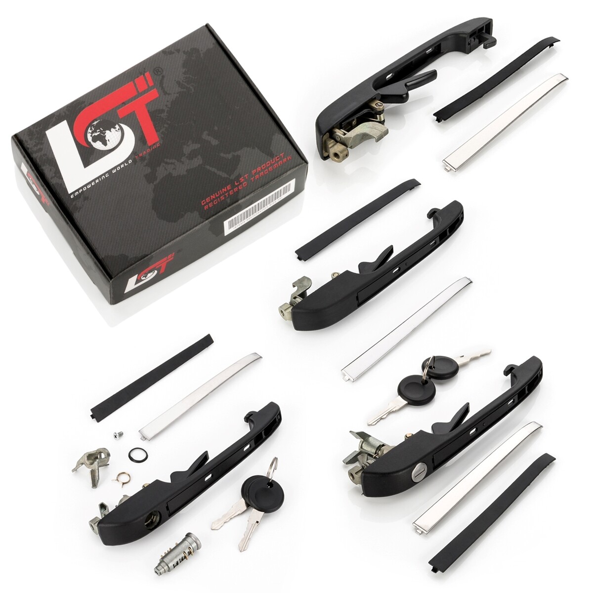 4X Door Handle Repair Set Front Back Left Right For VW PASSAT B2 SANTANA