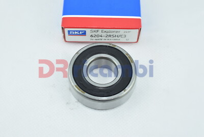 SKF 6204-2RSH/C3 20x47x14 Closed Ball Crown RIGID RADIAL BEARING